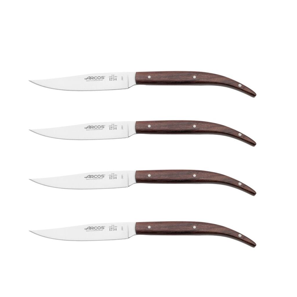 Coffret 4 couteaux à steak palissandre - Visuel 0